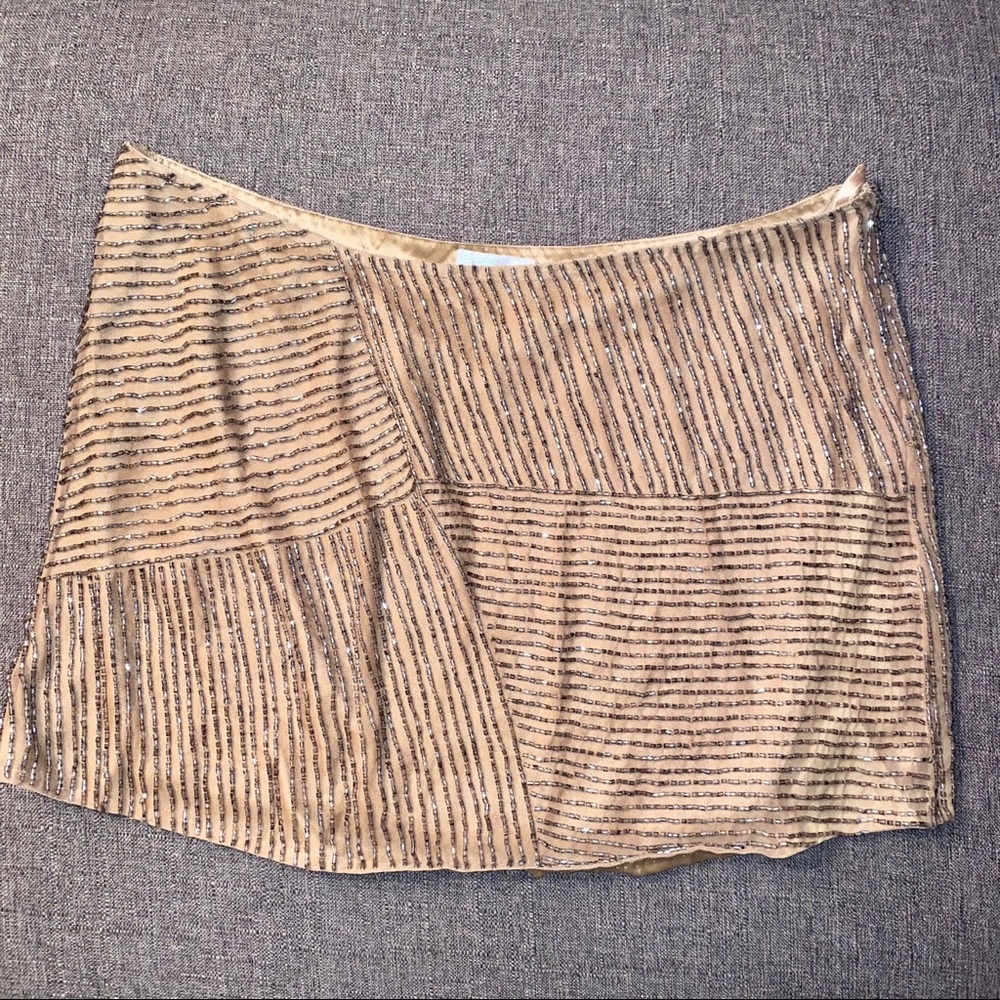 Parker Beaded Mini Skirt